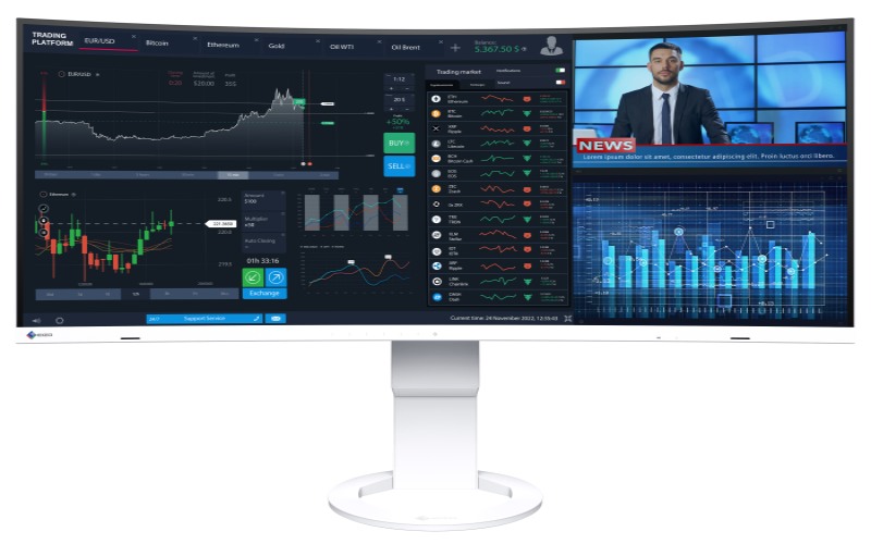 ‘Dual 2K’ Resolution 34-inch Curved Monitor Unveiled by Eizo to Be Released in July