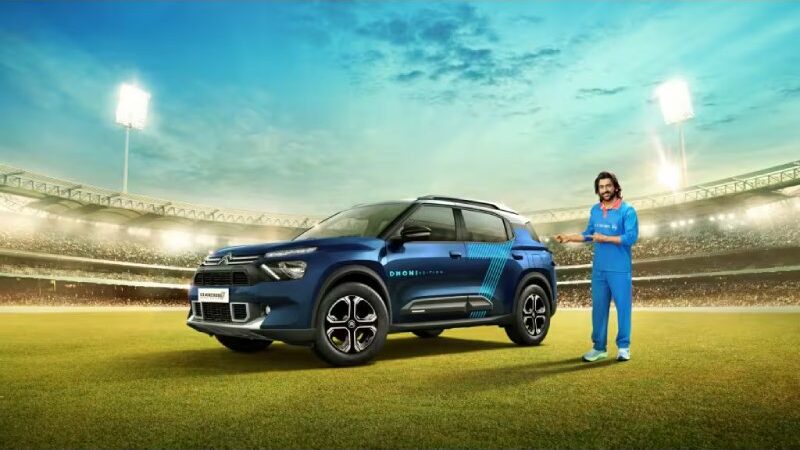 Launched At 11.82 Lakh,The Citroen C3 Aircross Dhoni Edition