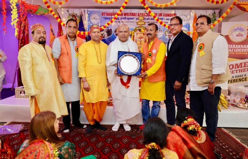 Swami Ramgovind Das Inspires at Indian Cultural Festival in London
