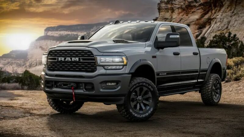 Special Lunar Editions of the 2024 Ram HD Rebel and Power Wagon are Added