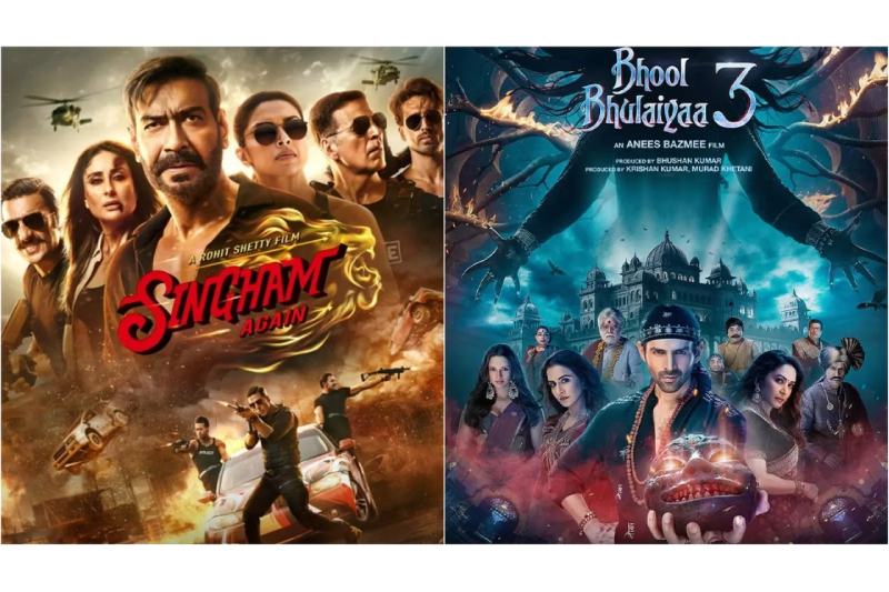 Theatrical Releases for Diwali 2024: Bhool Bhulaiyaa 3, Singham Again, Lucky Baskhar, and Other Films