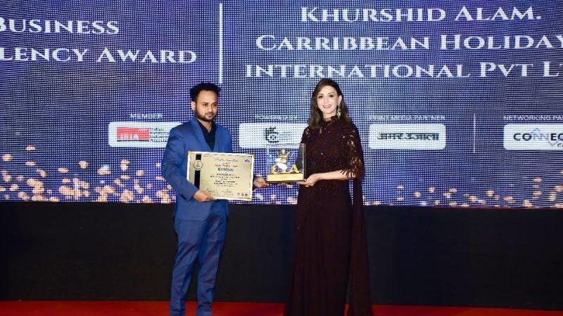 Caribbean Holidays International Pvt. Ltd. Receives Prestigious Tourism & Hospitality Excellence Award