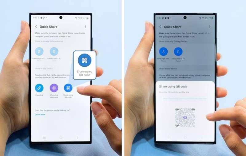 Android Users Can Apparently Transfer Files by Scanning QR Codes with Google’s Quick Share