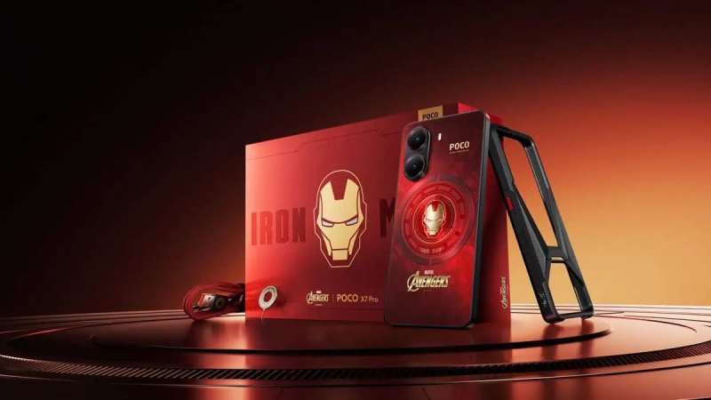 Poco X7 Pro Iron Man Edition with a Marvel-Inspired Design and a Dimensity 8400-Ultra SoC Released